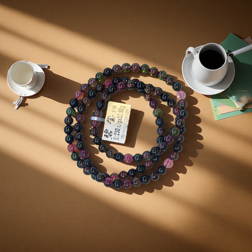 碧玺天然手链女性时尚饰品送女友礼物产品图