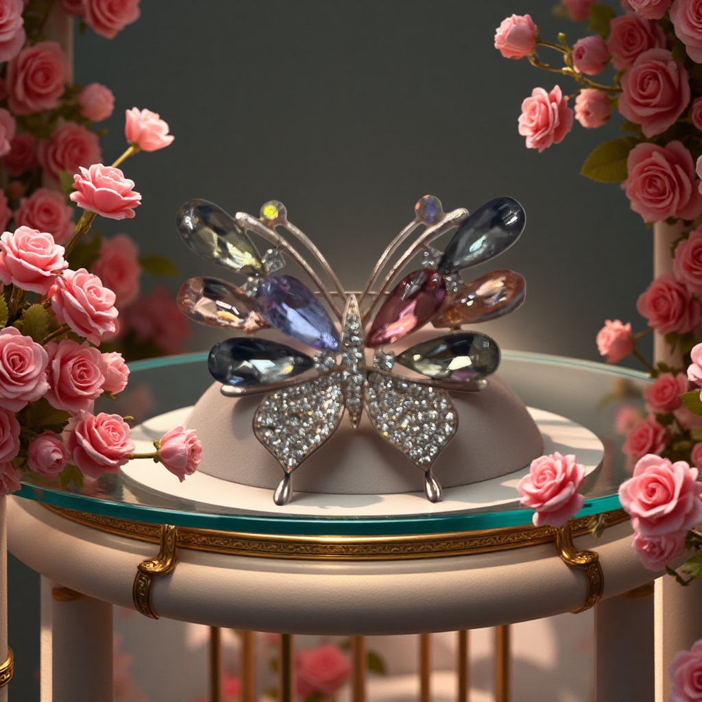 精致胸针 时尚饰品 简约设计 个性装饰 精美小物 佩戴别致