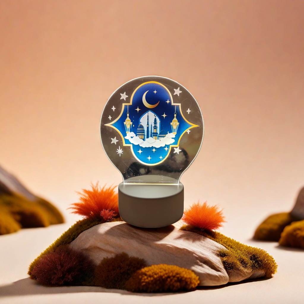 跨境阿拉伯3D小夜灯儿童伴睡卧室创意氛围台灯中东风格礼品灯批发产品图