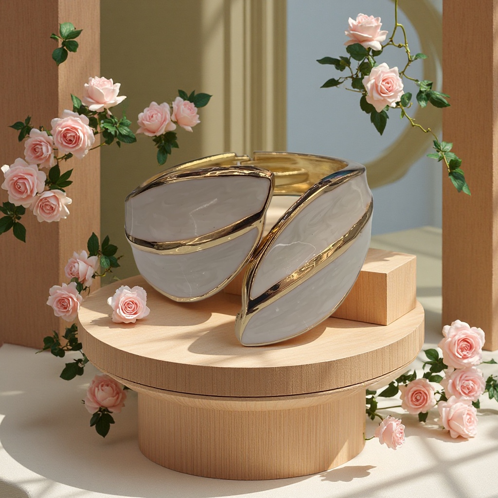 滴油合金手镯 时尚饰品女性简约设计款 DIY 饰品配件 手工