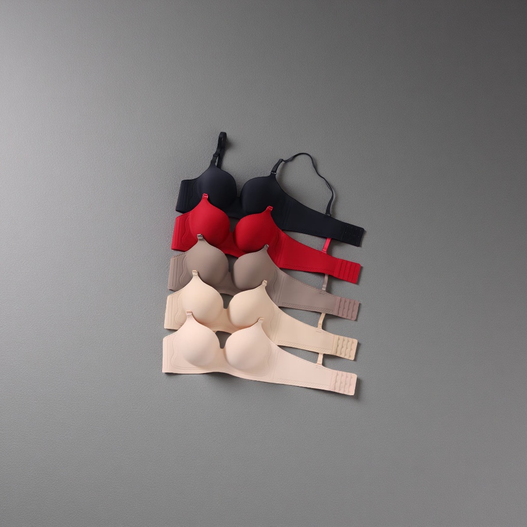 一片式女士文胸无钢圈加厚内衣新款文胸