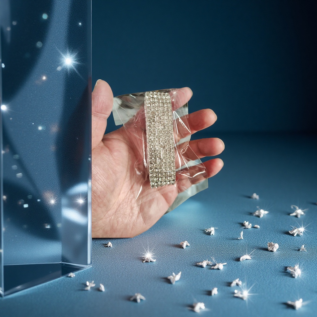 工厂直销闪亮亮的手链，爪链，钻石水钻弹力手链