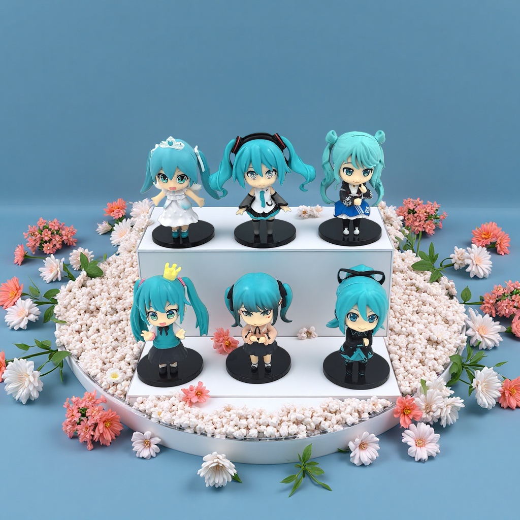 6款可爱小公主．卡通动漫公仔摆件玩具可爱萌趣装饰摆设产品图