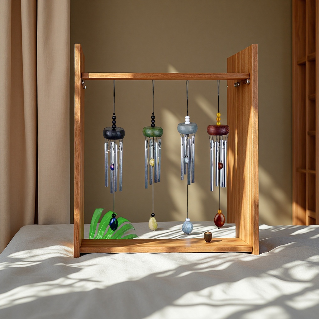 金属实心铝管风铃挂饰卧室床头汽车装饰毕业季礼物欧式风格铃铛