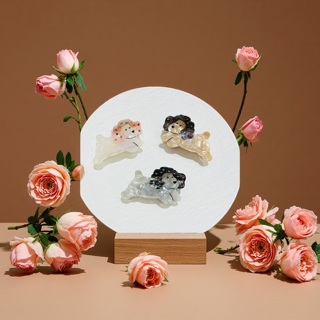 醋酸狗狗抓夹可爱宠物美容工具猫咪抓夹防脱防滑