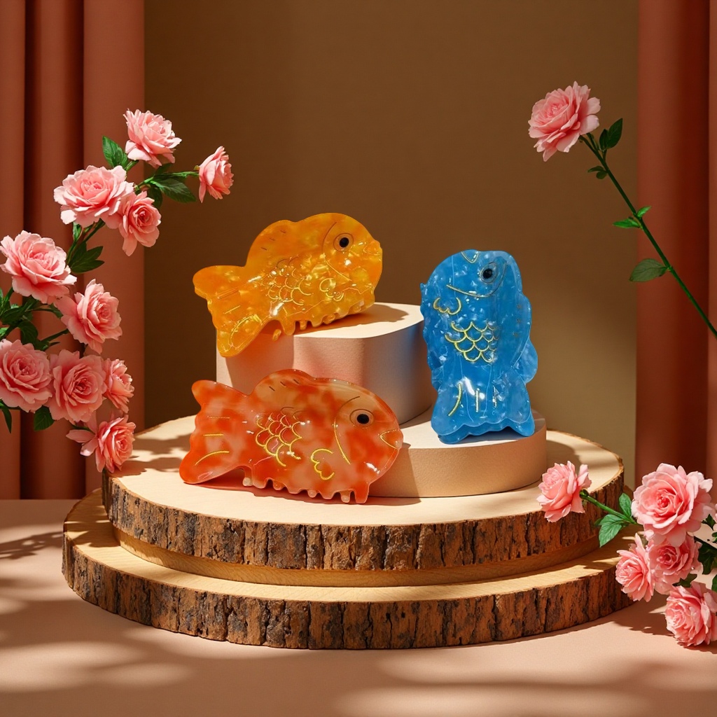 醋酸抓夹防滑夹发夹大号加厚塑料夹子固定发髻