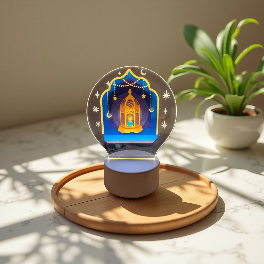 厂家批发跨境阿拉伯3D小夜灯儿童卧室创意氛围台灯中东风格礼品灯222115107