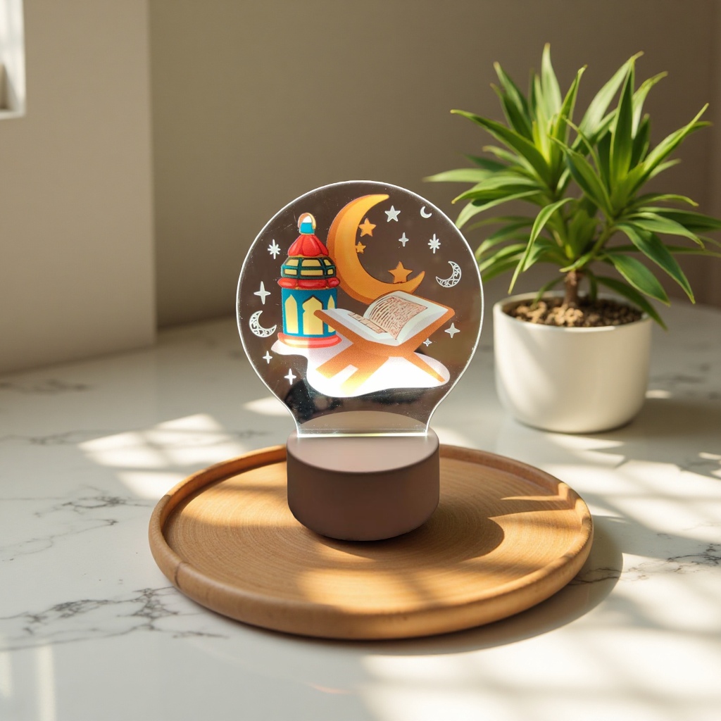 厂家批发跨境阿拉伯3D小夜灯儿童卧室创意氛围台灯中东风格礼品灯222115107产品图