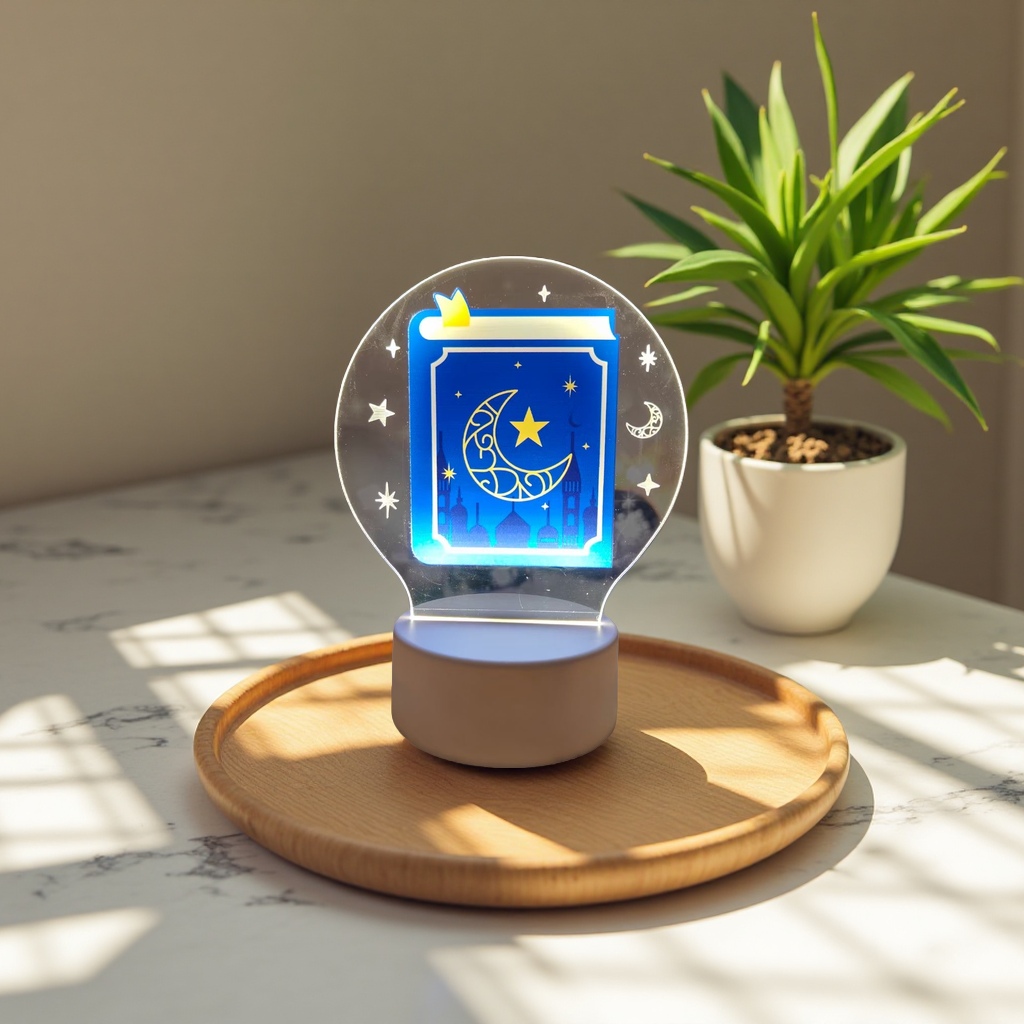 厂家批发跨境阿拉伯3D小夜灯儿童卧室创意氛围台灯中东风格礼品灯222115107细节图