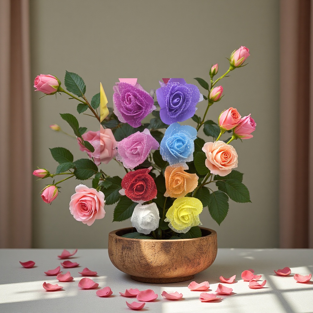 永生花花束鲜花插花泥送女生礼物花束袋子