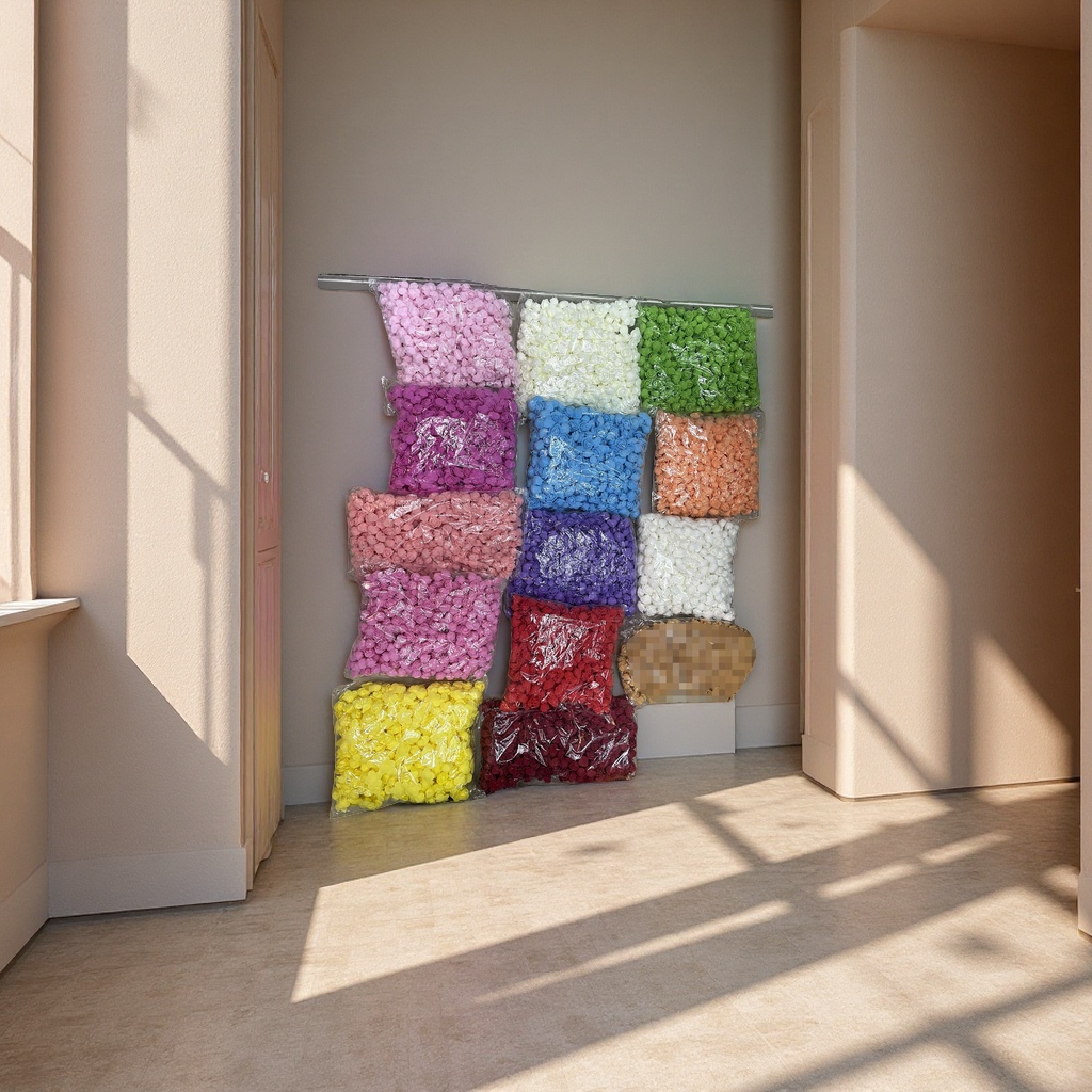 钩织仿真花郁金香装饰假花祀祭用品花