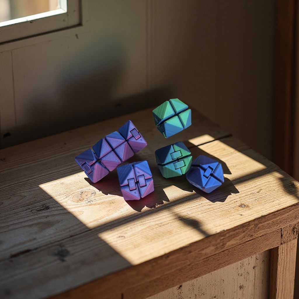 儿童玩具盲盒四阶魔方二阶魔方益智玩具拼装玩具儿童款