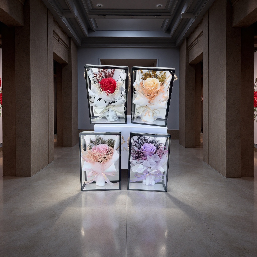 迎客松新中式客厅画手工绣十字绣高山文创贴画