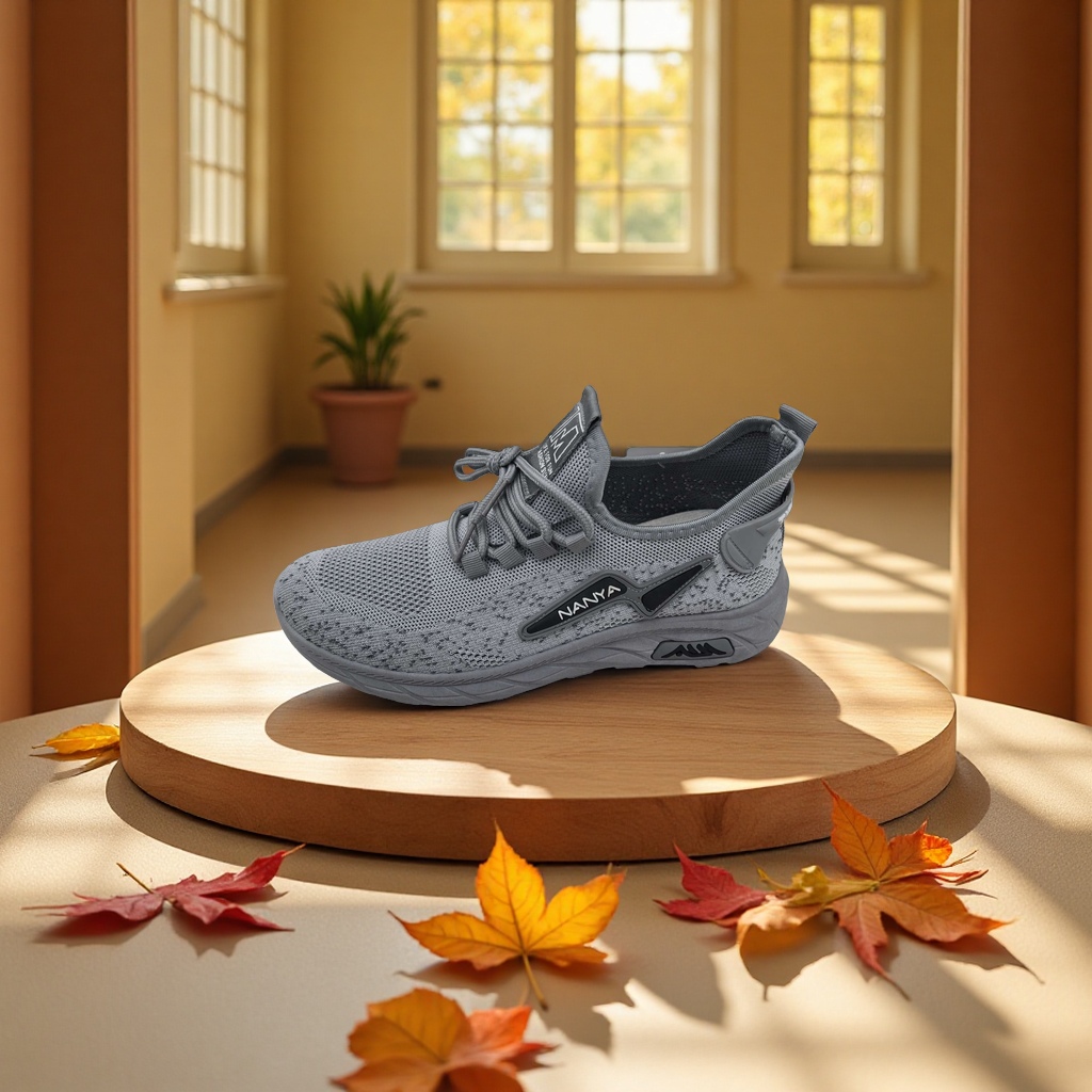 Men's casual sports shoes are breathable, comfortable, anti-slip and wear-resistant