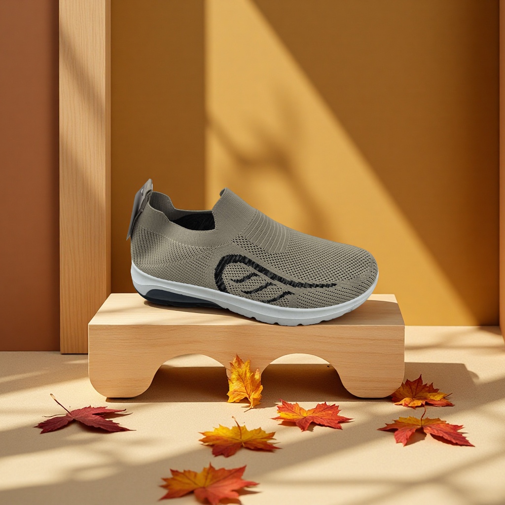 运动鞋白底实物图