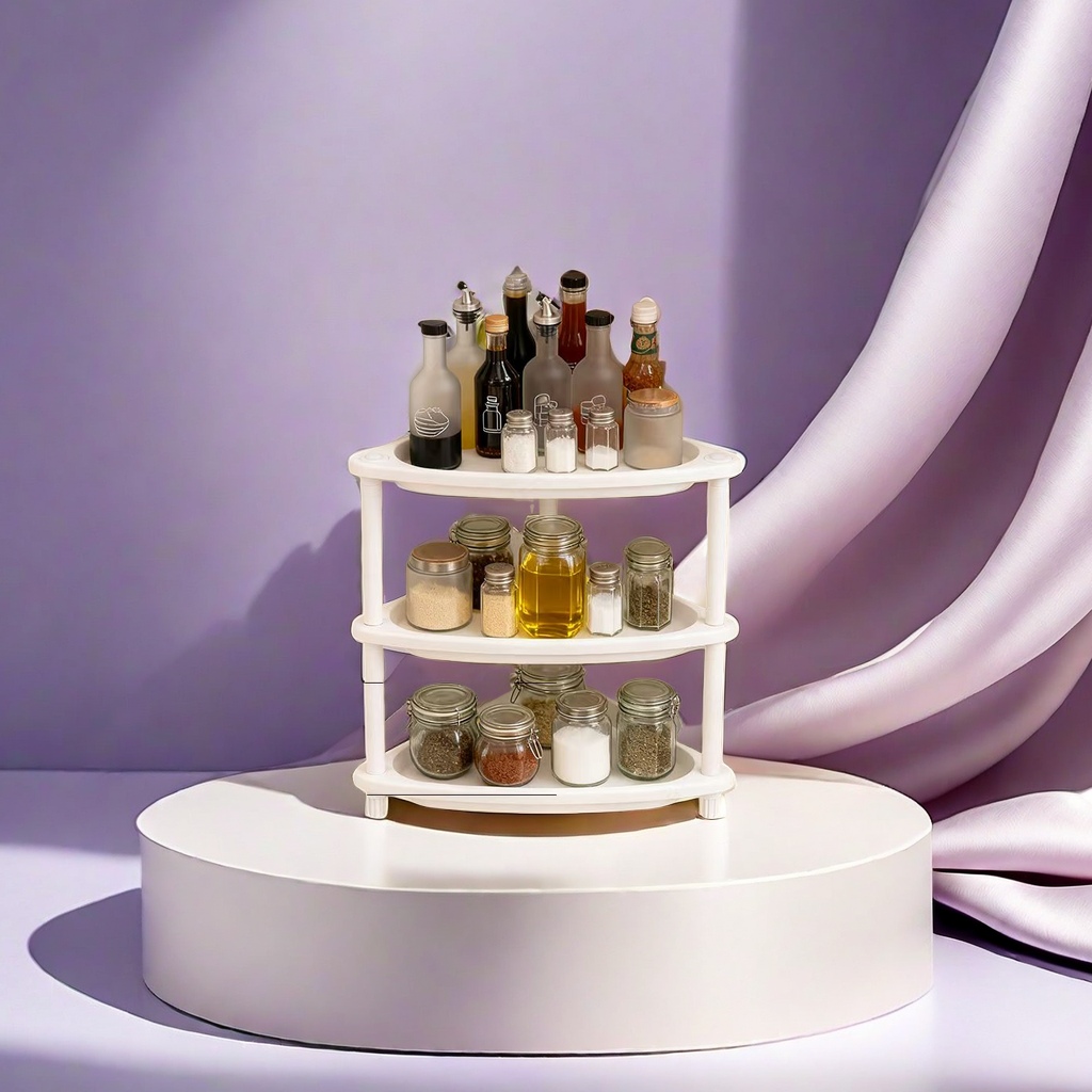 收纳架白底实物图