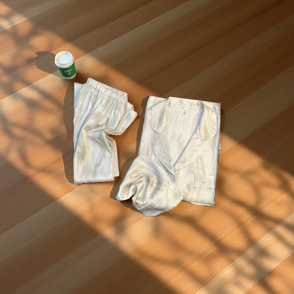 Ice Silk Breathable and comfortable pajamas for home casual summer, new loose home wear details Picture