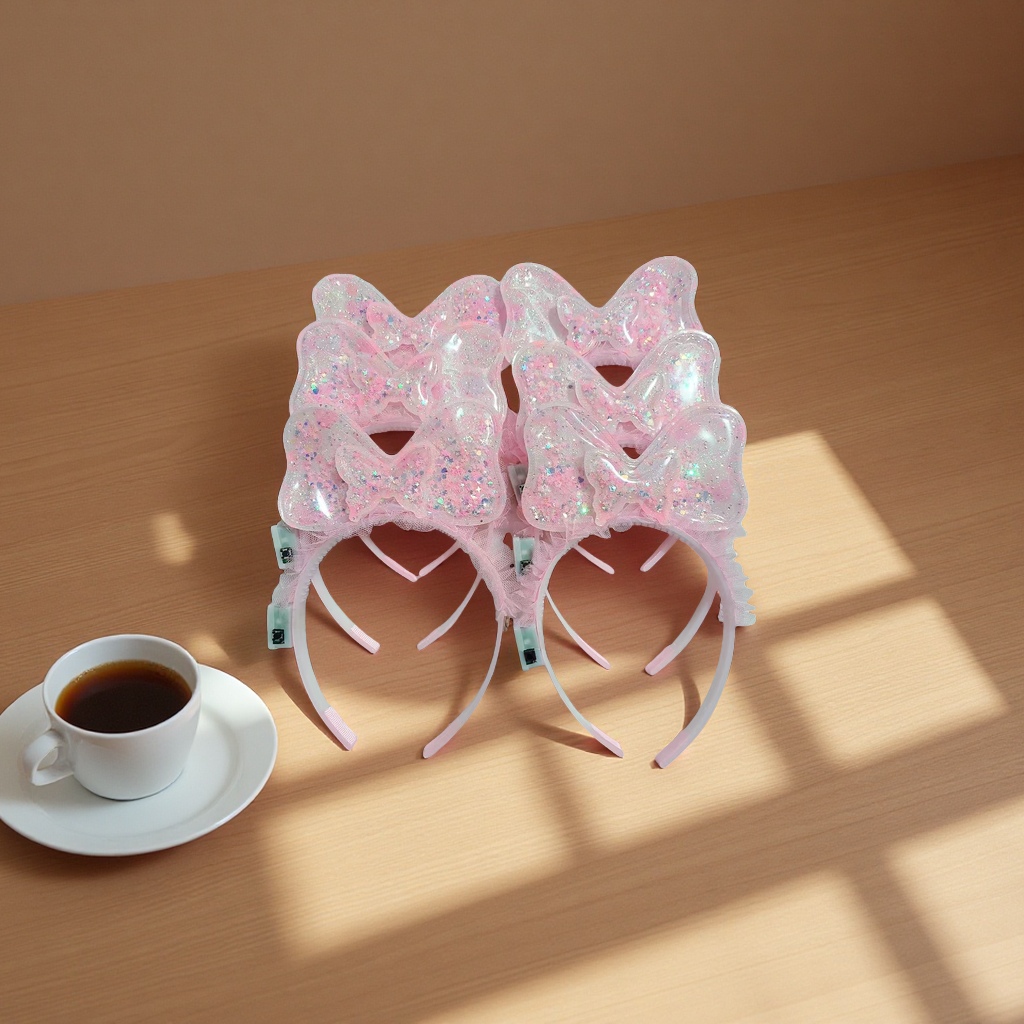 闪光头箍带灯玩具闪光效果儿童派对道具白底实物图