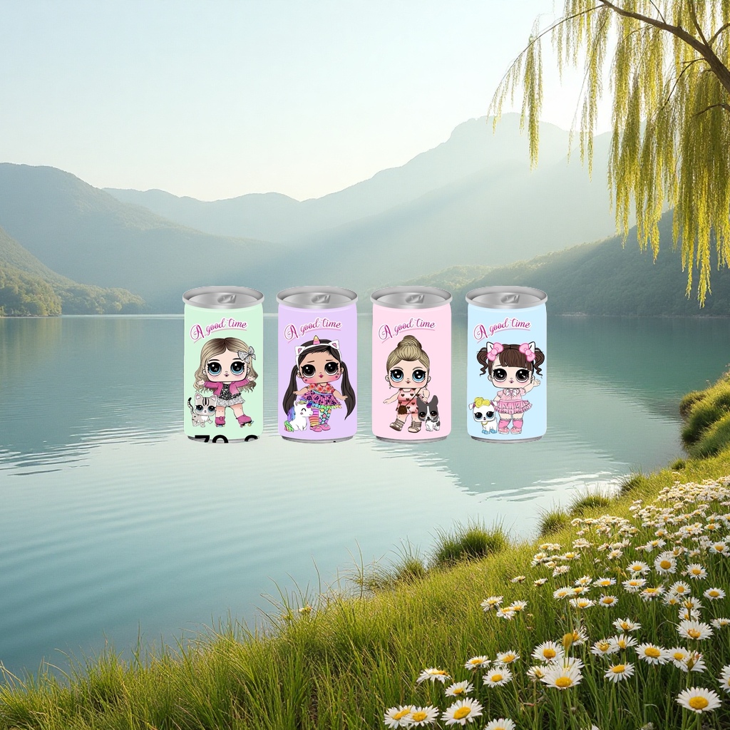 H048卡通动漫可乐罐湿巾携带方便出门必备神器