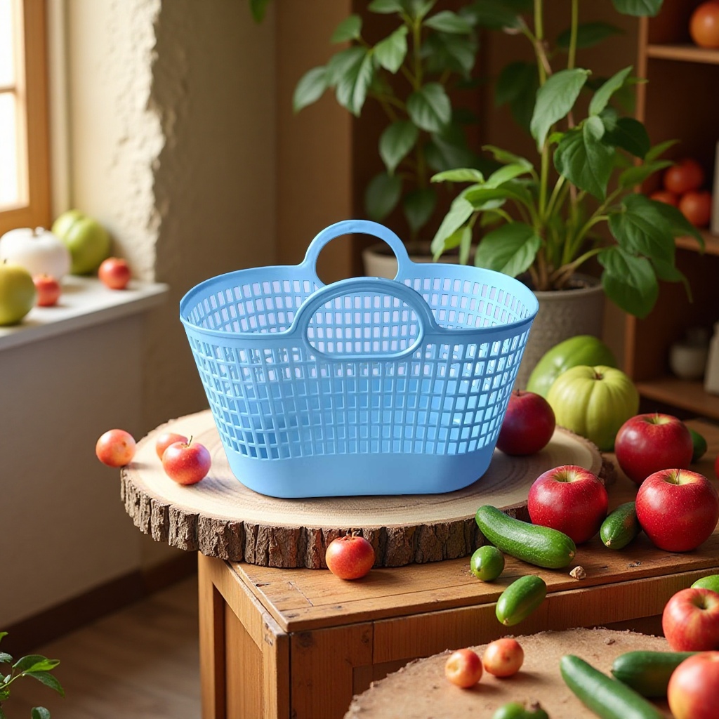 厨房收纳可重复使用大容量购物篮菜篮