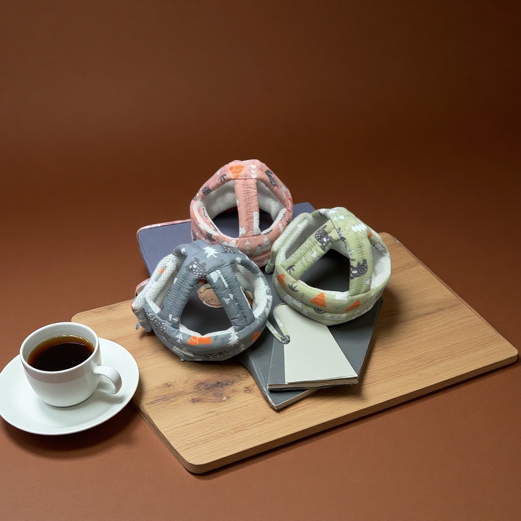 Anti-drop head protection baby safety helmet protects the head shape