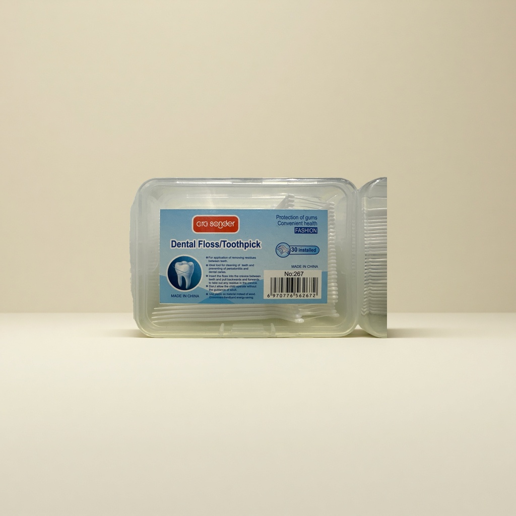 Crest Jasmine Tea Refreshing Dental Floss 180g for cleaning between teeth, protecting gums and preventing cavities. New and old packaging available randomly