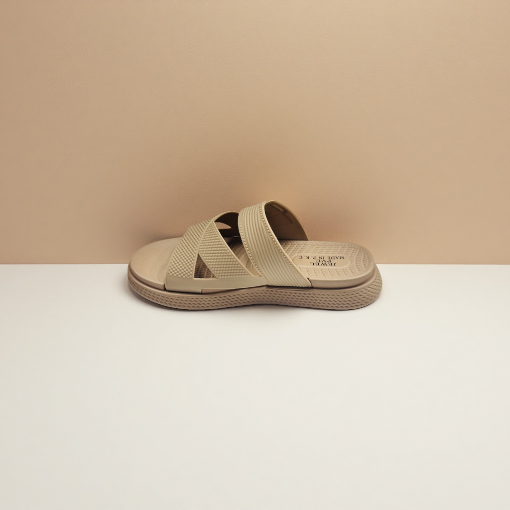 Women's summer breathable and comfortable sandals, anti-slip soft-soled casual shoes, simple and versatile when worn on one foot Specification image