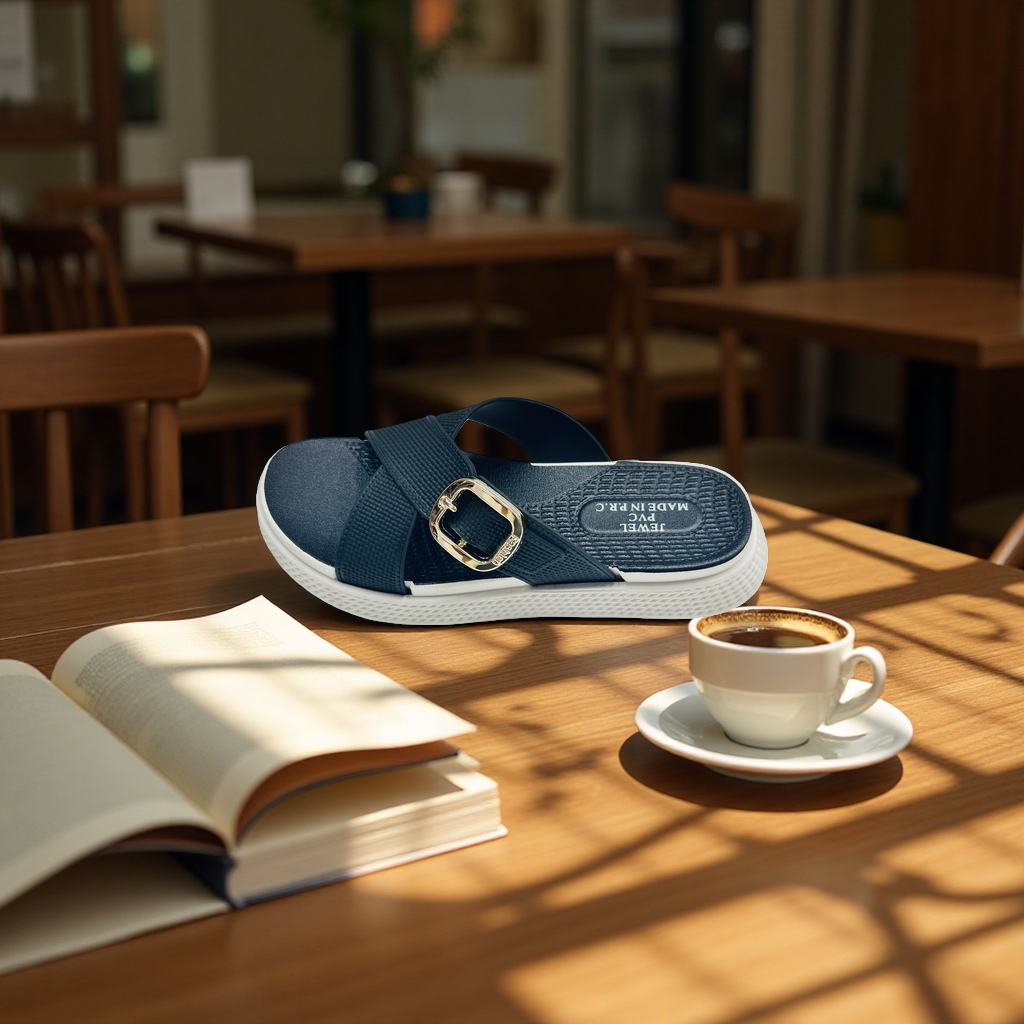 Soft-soled, anti-slip, comfortable and breathable women's slippers for home use Specification image