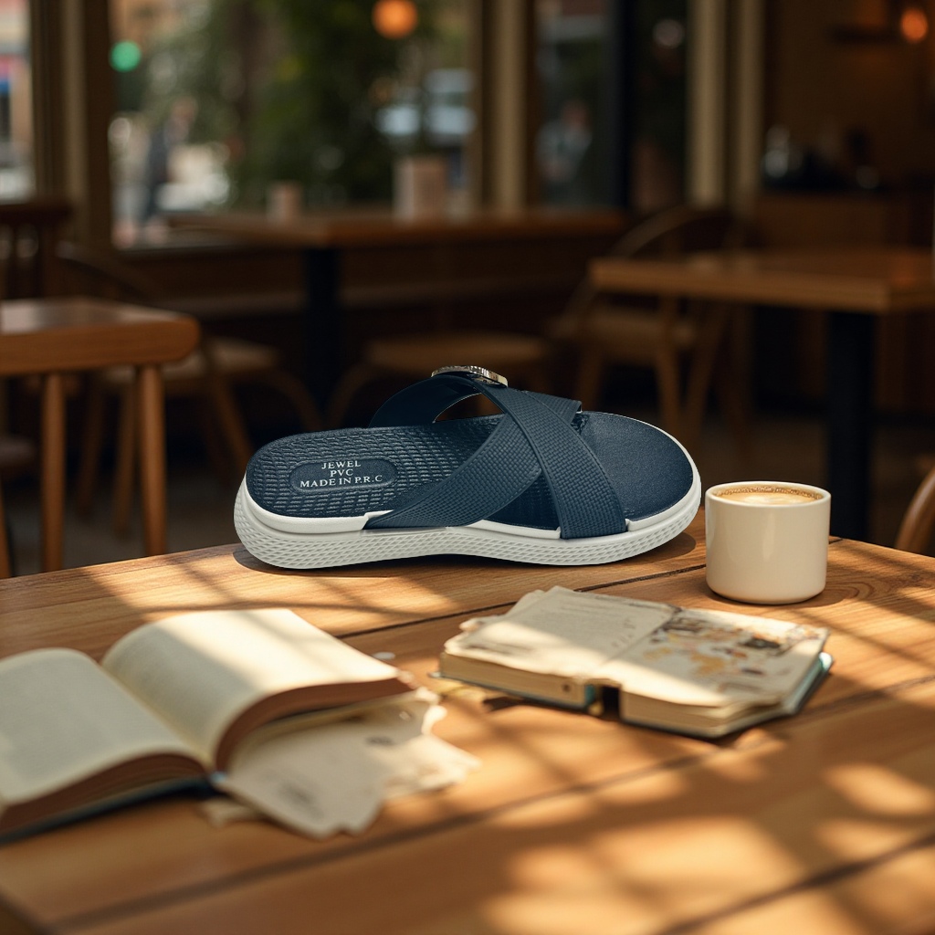 Soft-soled, anti-slip, comfortable and breathable women's slippers for home use details Picture