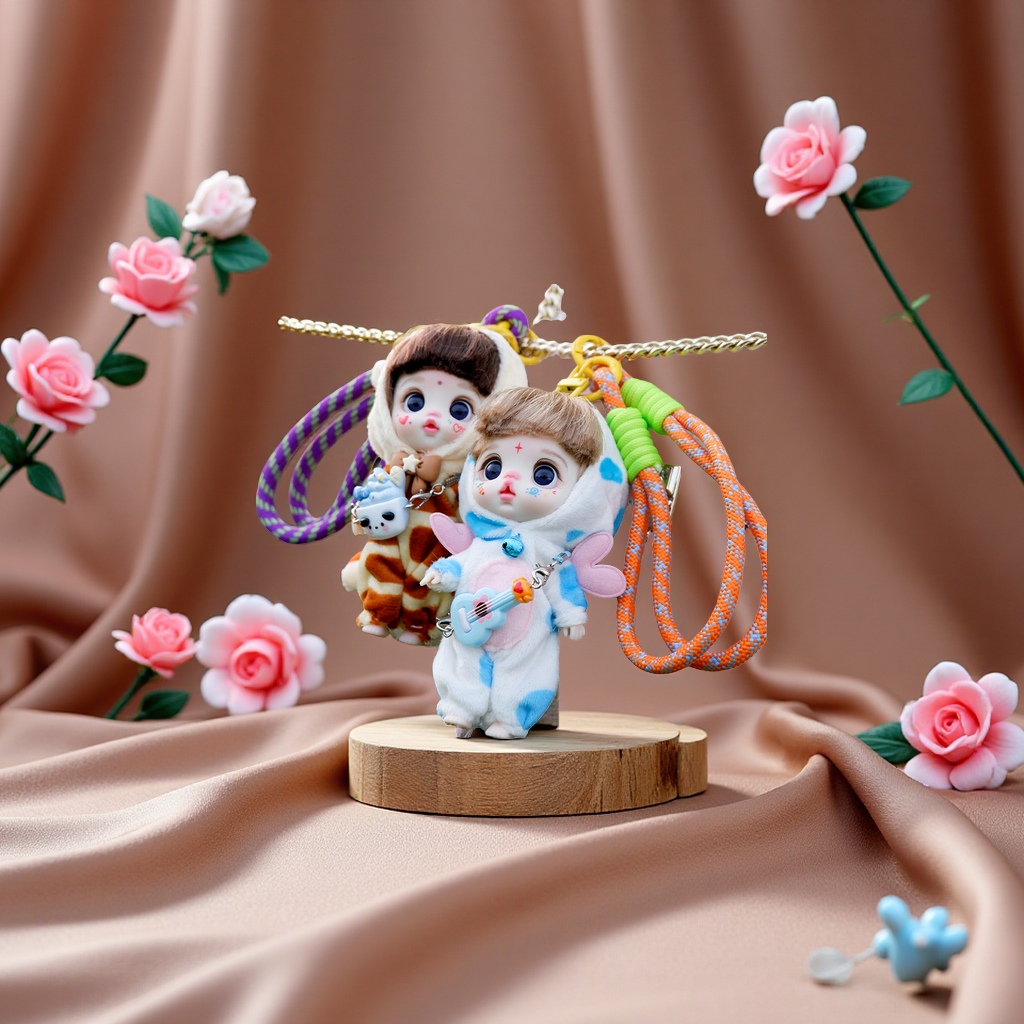 女孩学生手机挂件包包饰品礼物服饰搭配娃衣学校文具热卖潮玩具娃娃配饰