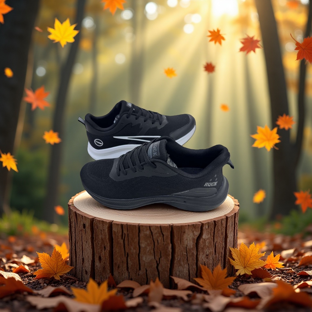 Men's casual sports shoes are breathable, comfortable, shock-absorbing and anti-slip details Picture