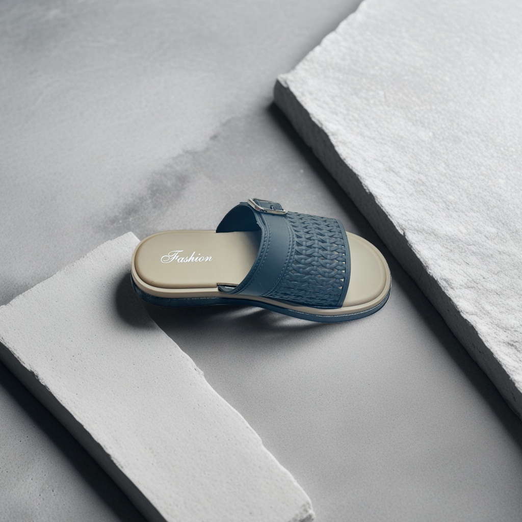 Ladies can wear woven flip-flops outside in summer, which are fashionable, versatile, anti-slip and breathable details Picture