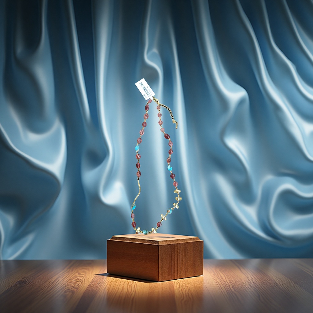 铜项链时尚细节图