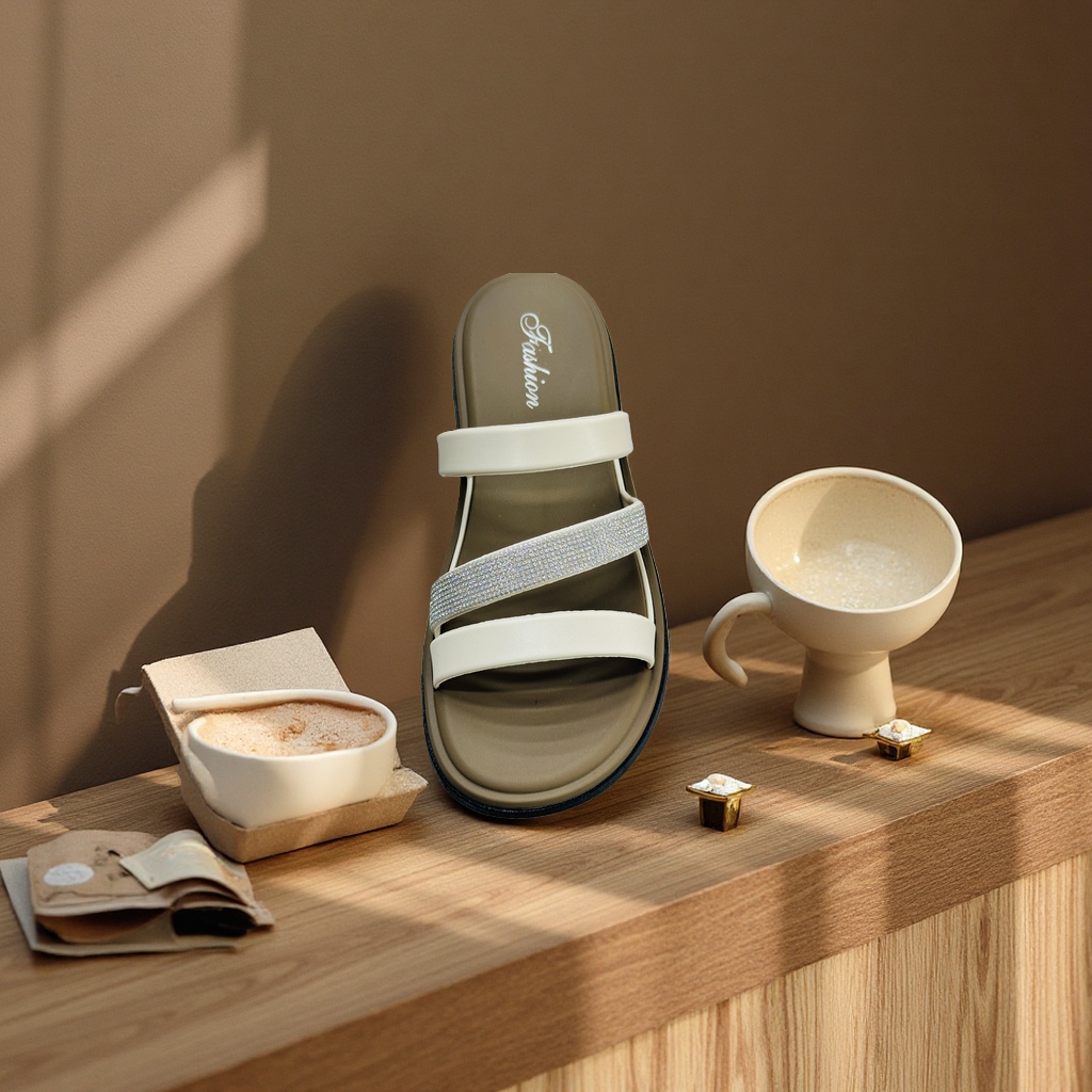 Breathable, comfortable and anti-slip indoor home slippers with soft soles