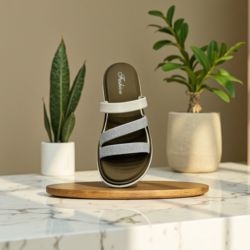 Verano exterior de las mujeres strass cool slippers, patchwork color plataforma suave plataforma gruesa antideslizante flip-flops, moda y sandalias versátiles para las mujeres.