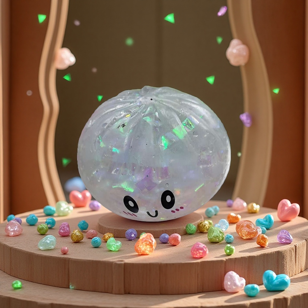 水晶包子解压神器释放压力！