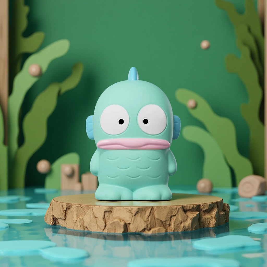 星星人/萌粒/初音未来/hellokitty/手办白底实物图