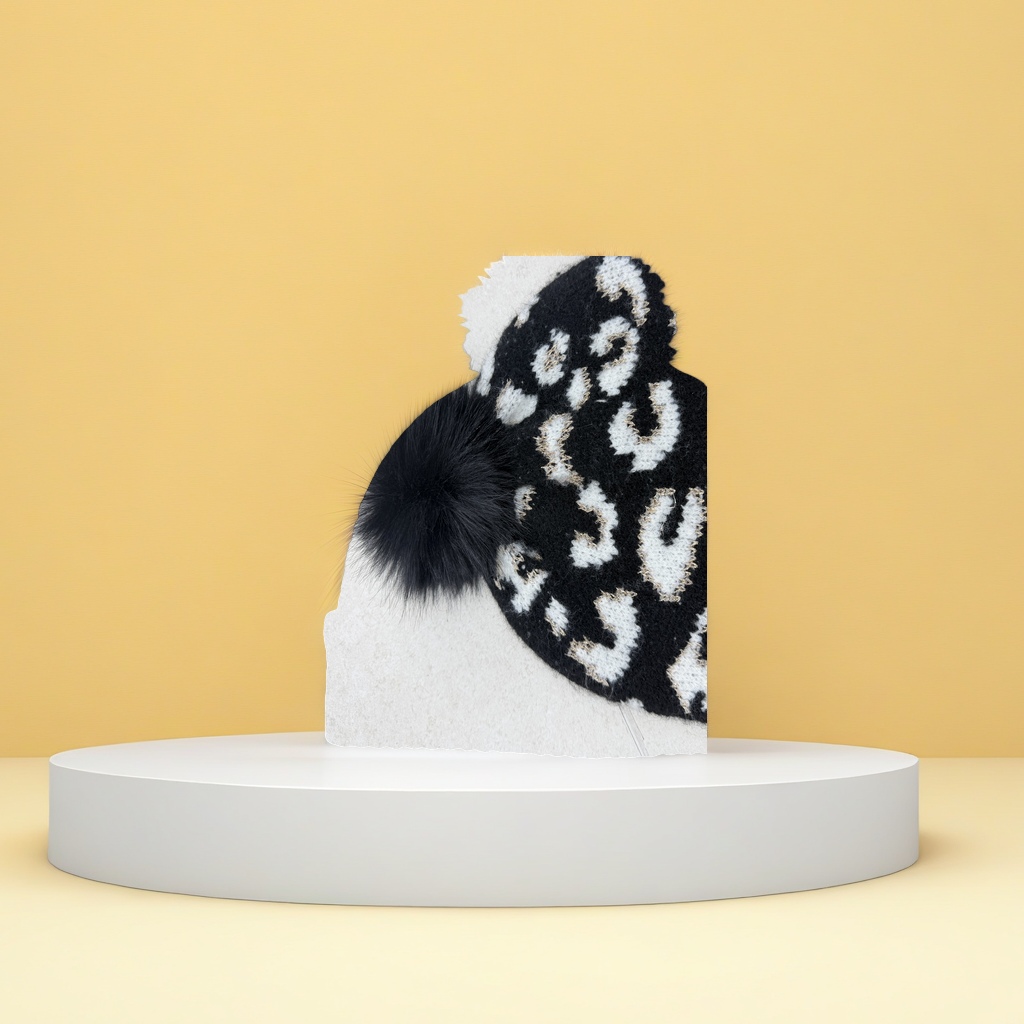Knitted cap, winter thickened warm woolen cap, unisex windproof cap Application Scenario
