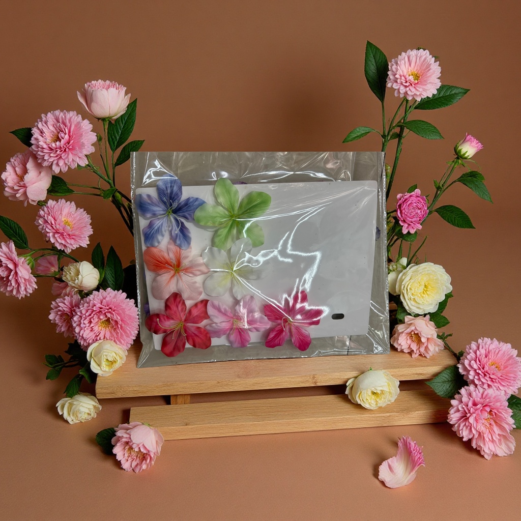莫奈花园仿真塑料花人造花手工花饰品材料