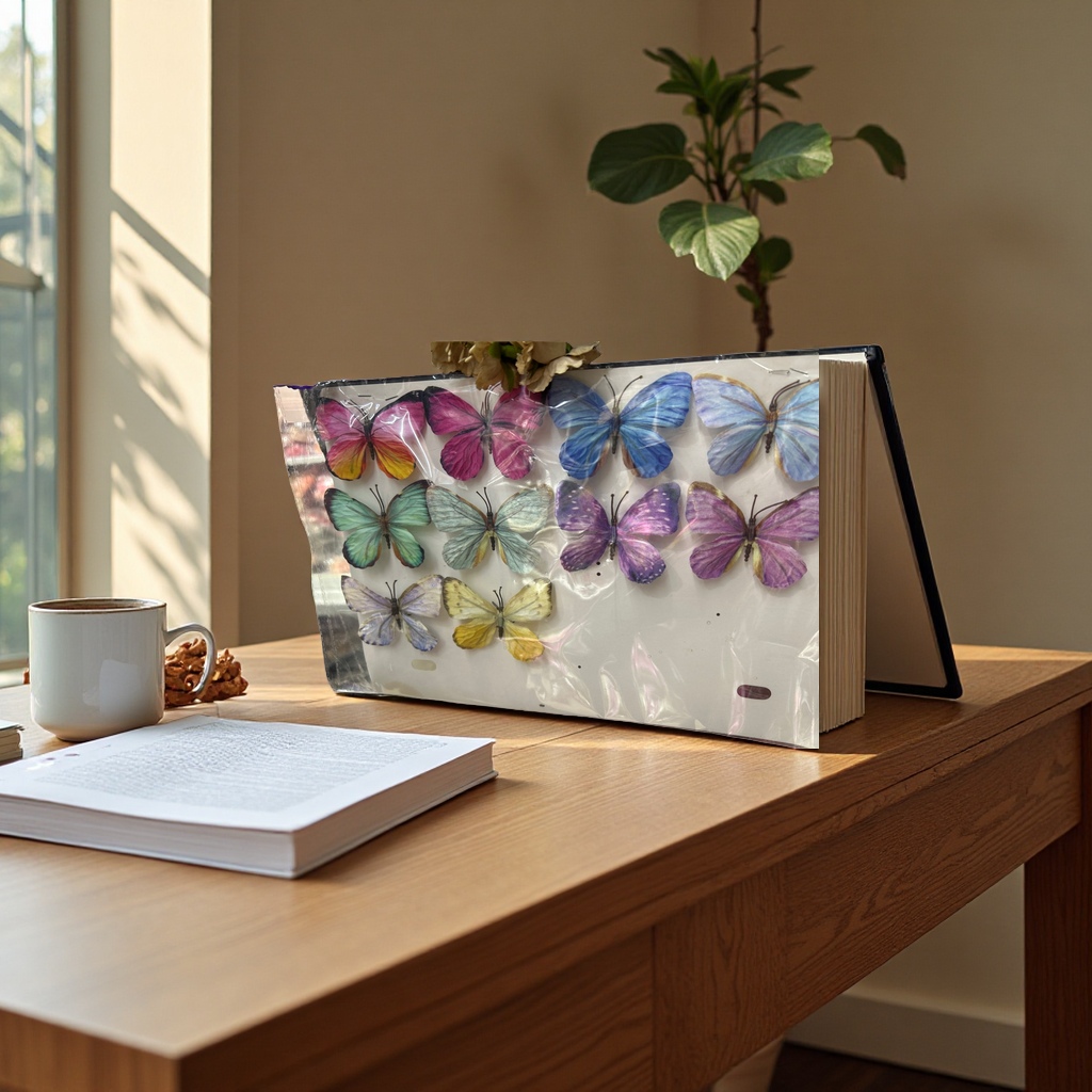 莫奈花园仿真塑料花人造花手工花饰品材料详情4
