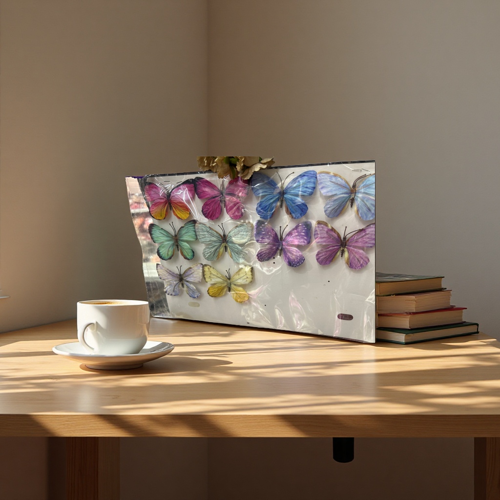 莫奈花园仿真塑料花人造花手工花饰品材料详情3