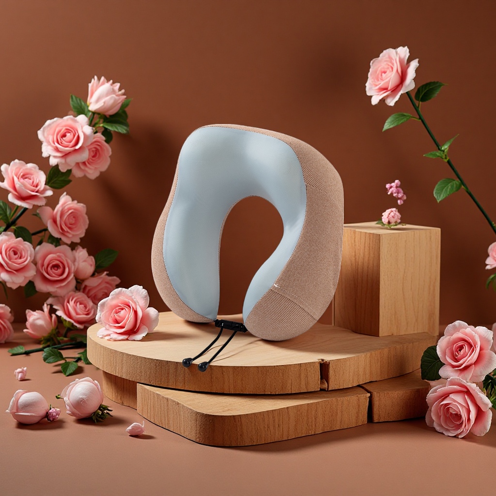 The U-shaped pillow is a comfortable, breathable and soft cushion for office naps and student dormitories Specification image