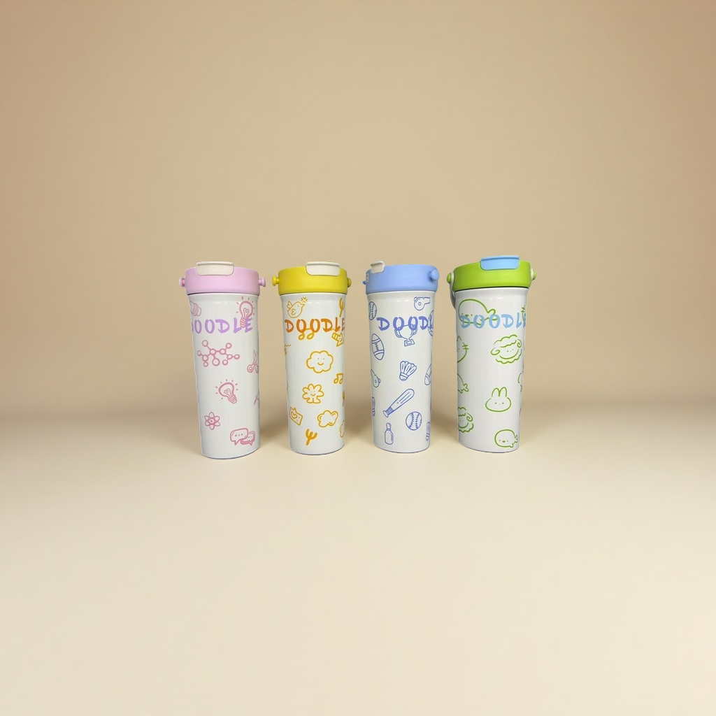 便携保温杯180ml 玻璃内胆 时尚简约设计 杯子