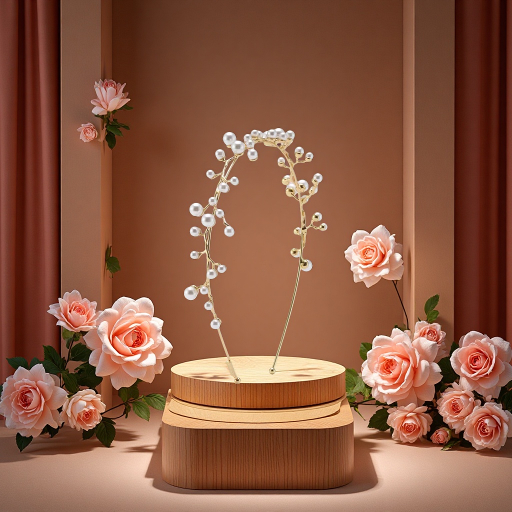 茉莉花发箍女时尚发饰甜美可爱发带日常穿搭