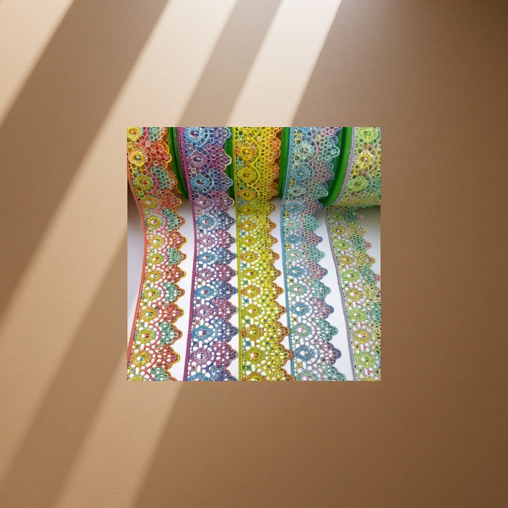 Water-soluble embroidery lace accessories Application Scenario
