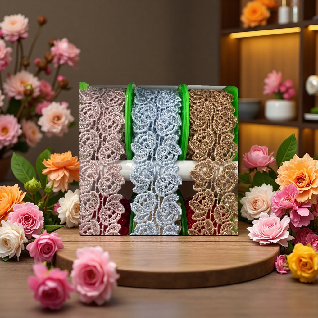 High-quality fabric, handmade DIY material, water-soluble lace Specification image