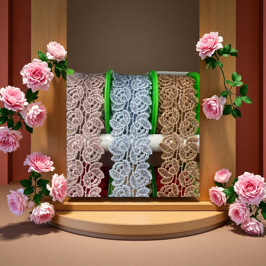 High-quality fabric, handmade DIY material, water-soluble lace