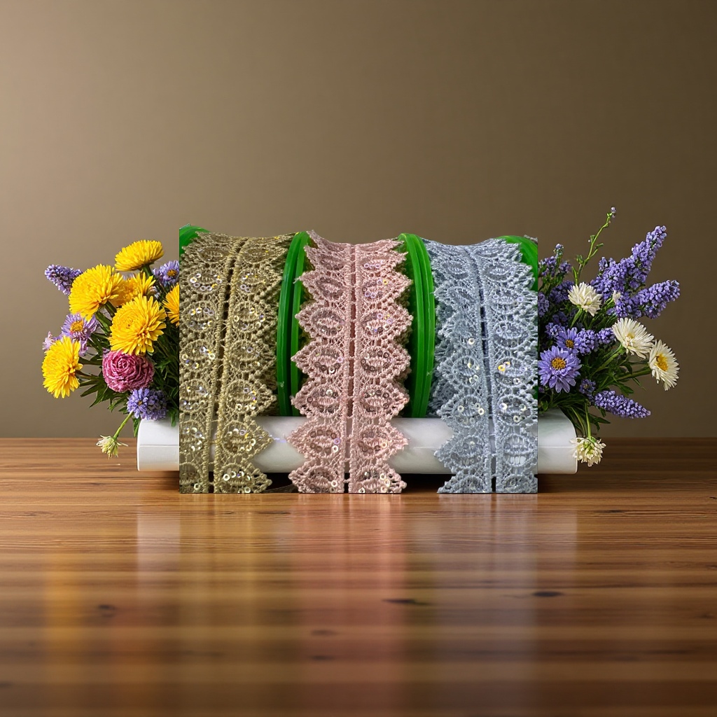 Embroidered lace trim Application Scenario