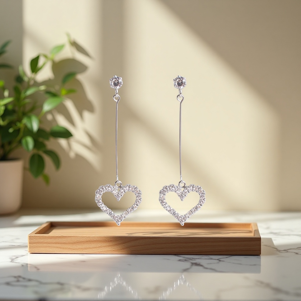 儿童耳饰实物图