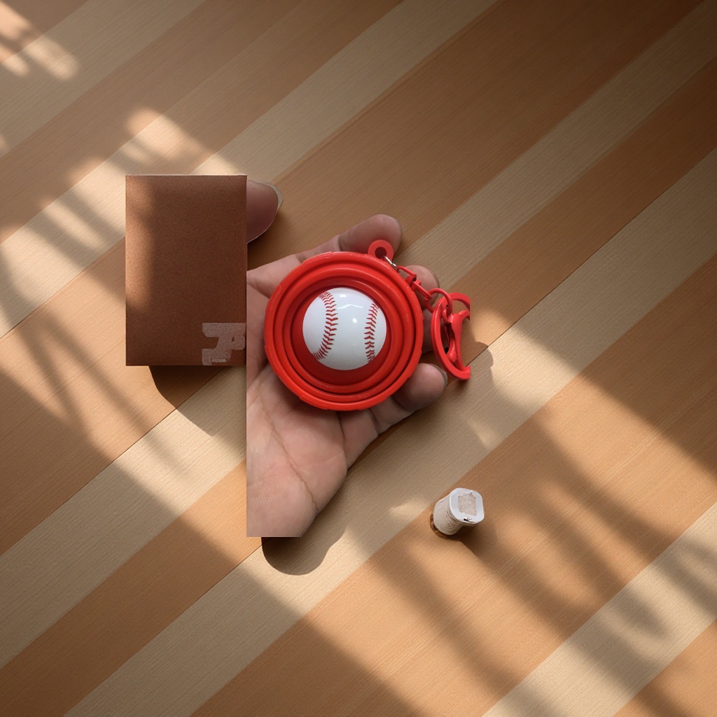 钥匙扣减压棒球玩具儿童解压神器放松手办模型